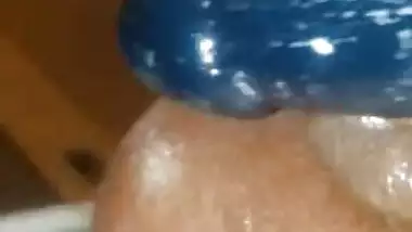 AMATEUR RIDING DILDO talking DIRTY