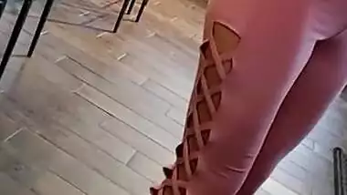 Candid Voyeur Tight Ass on Cute Indian Teen