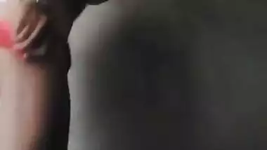 Super cute virgin girl nude selfie for lover sexy boobs and little shaved pussy