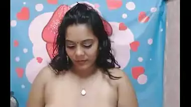 Big boobs aunty Sharmila’s naked private cam show