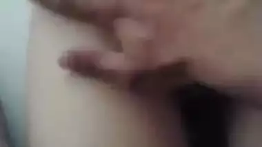 Cameraguy touches breasts and pussy of sleeping Indian girlfriend